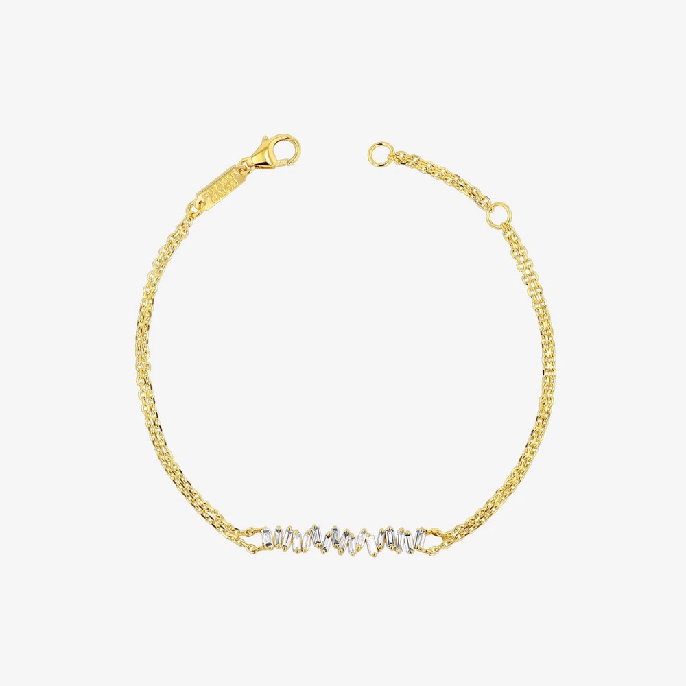 Suzanne Kalan CLASSIC DIAMOND BAR BRACELET